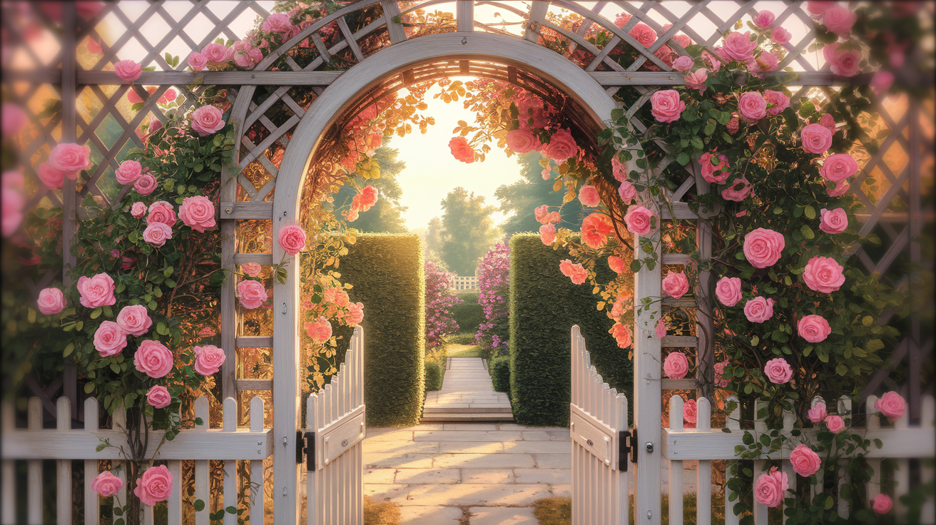 Designer Garden Gate With Pergola: Elevate Your Garden Entrance