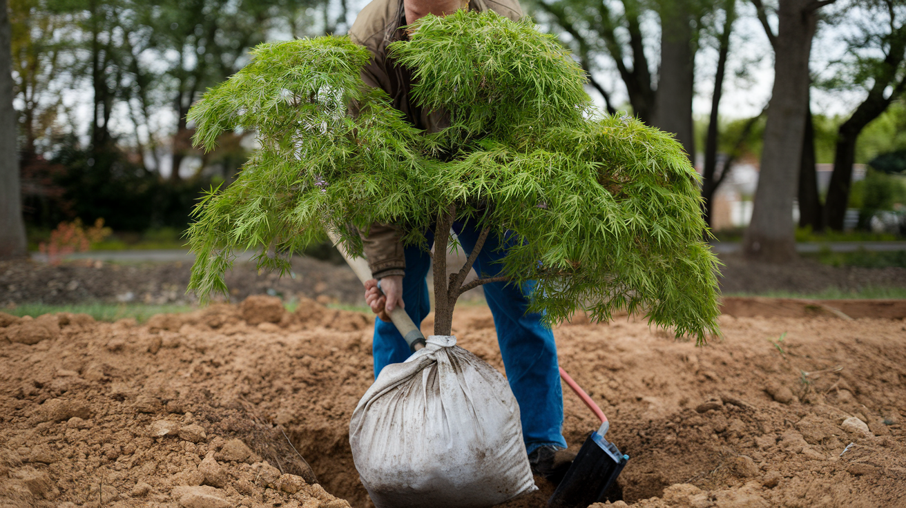 The Art of Transplanting Japanese Maple